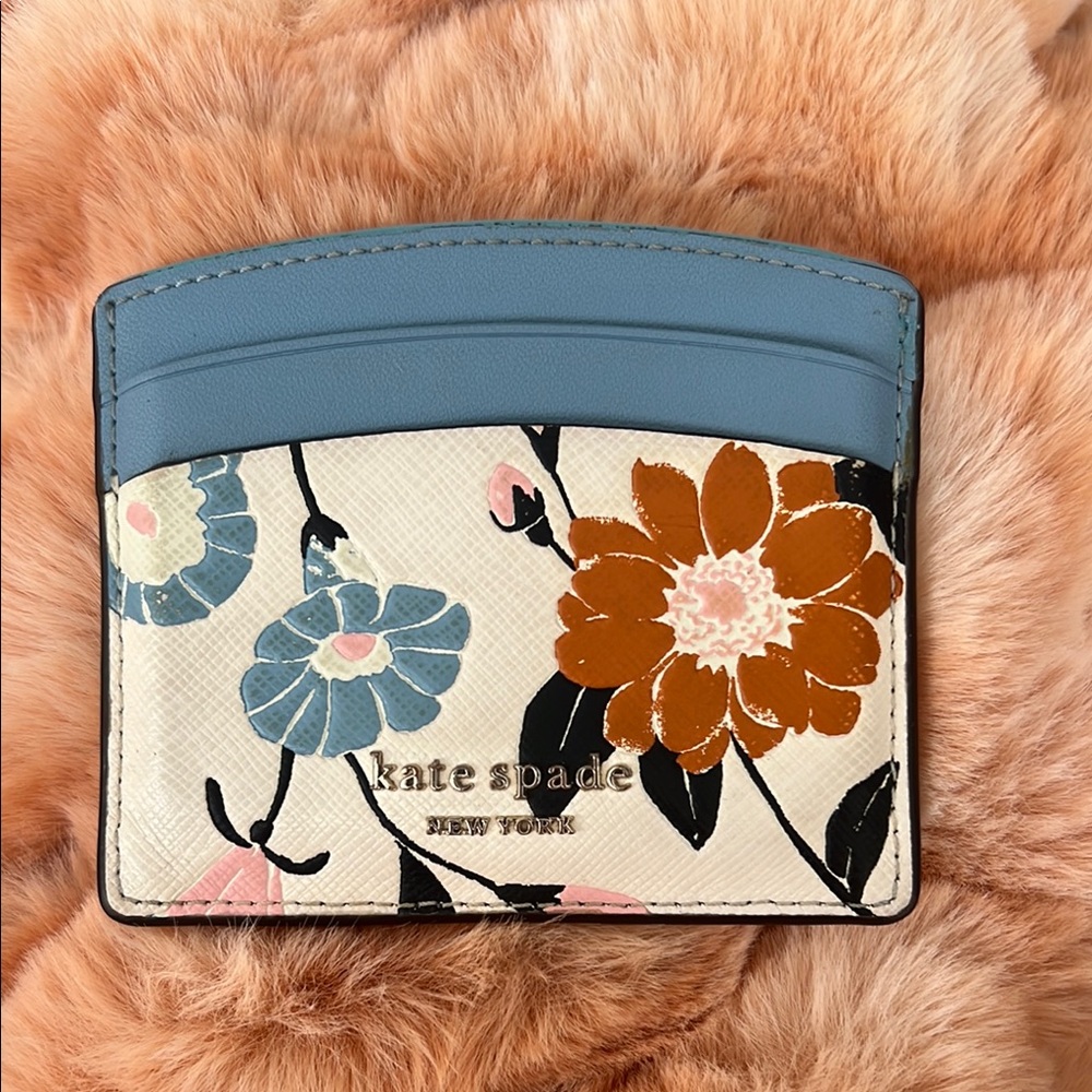 Kate Spade Floral Card Holder